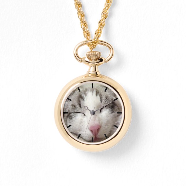 Nirvana Cat Armbanduhr (Vorderseite)