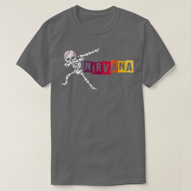Nirvana-Ding-Skelett  T-Shirt (Design vorne)