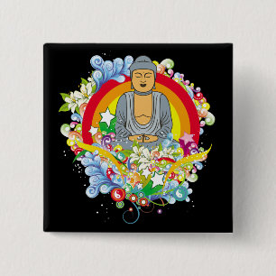 Nirwana Buddha Button