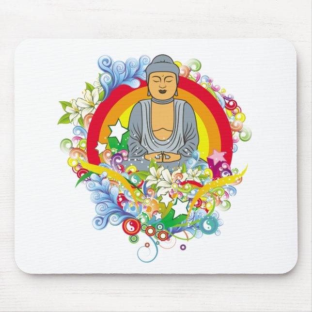 Nirwana Buddha Mousepad (Vorne)