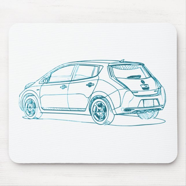 Nis-Blatt EV6 2010 Mousepad (Vorne)