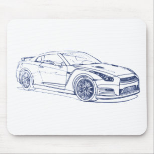 Nis-Skyline GTR 2013 R35 Mousepad