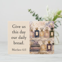 Nischenparfüm-Kollektion, Matthäus 6:11 Bibelvers