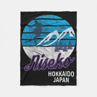 Niseko Hokkaido Insel Japan Skigebiet Snowboardfah Fleecedecke