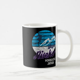 Niseko Hokkaido Insel Japan Skigebiet Snowboardfah Kaffeetasse