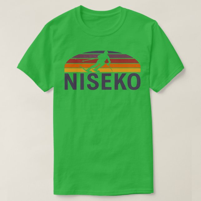Niseko Hokkaido Island Japan Ski Resort Snowboard  T-Shirt (Design vorne)