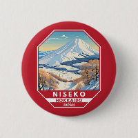 Niseko Hokkaido Japan Winter Travel Art Vintag