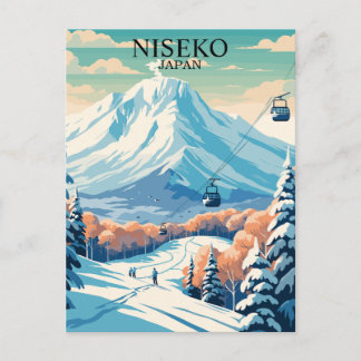 Niseko, Japan: Skireisen Vintag Postkarte