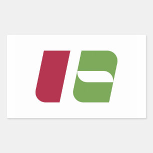 Nishinomiya-Flagge Hyogo Präfektur japanisches Sym Rechteckiger Aufkleber