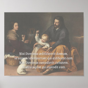 Nisi Dominus Print Poster