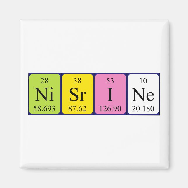 Nisrine Periodenmagnet Magnet (Vorne)