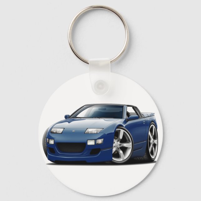 Nissan 300ZX Dk Blue Cabrio Schlüsselanhänger (Vorderseite)