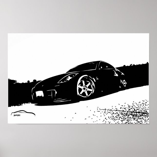 Nissan 350z Front Stance Poster (Vorne)