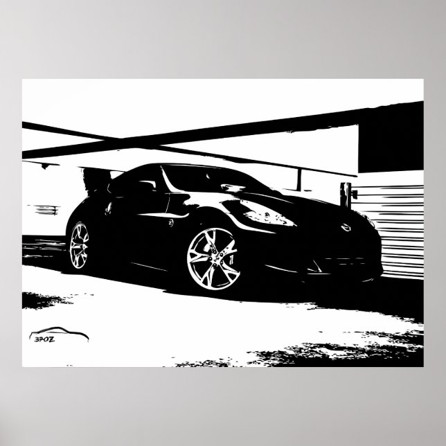 Nissan 370Z Roof Top Poster (Vorne)