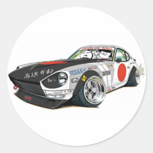 Nissan Datsun 240Z Runder Aufkleber