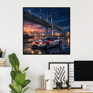 Nissan Fairlady Z Z32 JTCC Poster