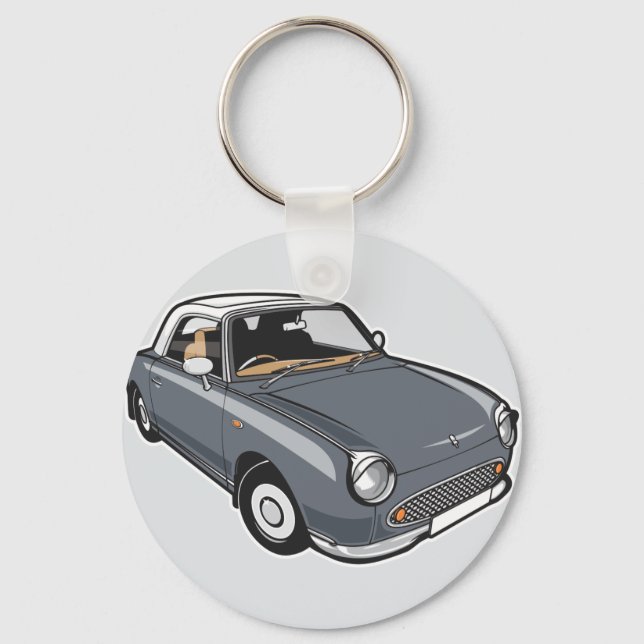Nissan Figaro Lapiz Grey Schlüsselanhänger (Vorderseite)