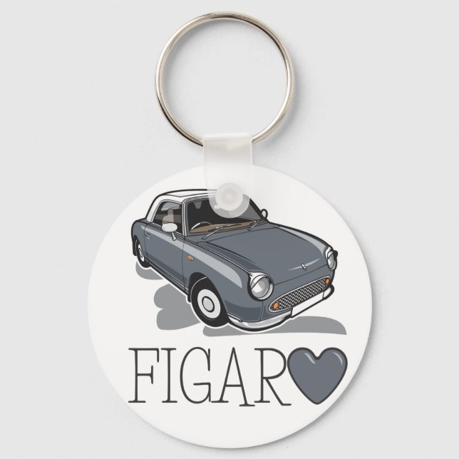 Nissan Figaro Lapiz Grey Schlüsselanhänger (Vorderseite)