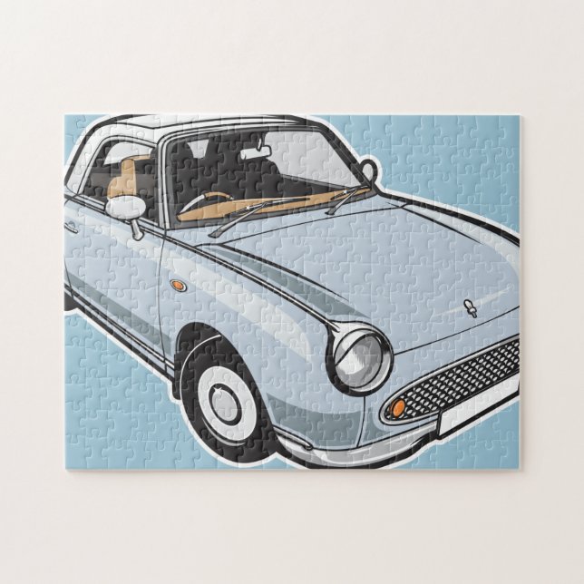 Nissan Figaro Pale Aqua (Horizontal)