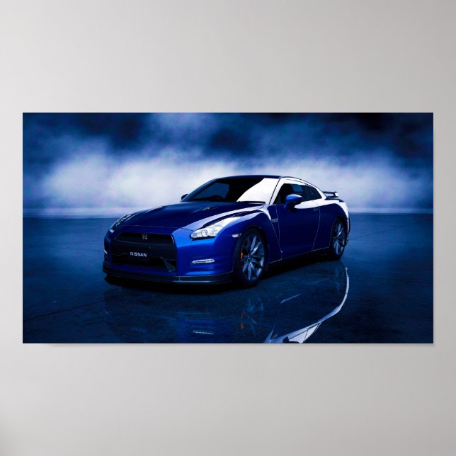 Nissan GT-R Quality Poster (Vorne)