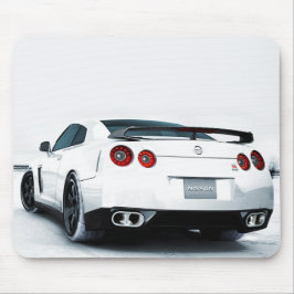Nissan GT-R-Weiß Mousepad