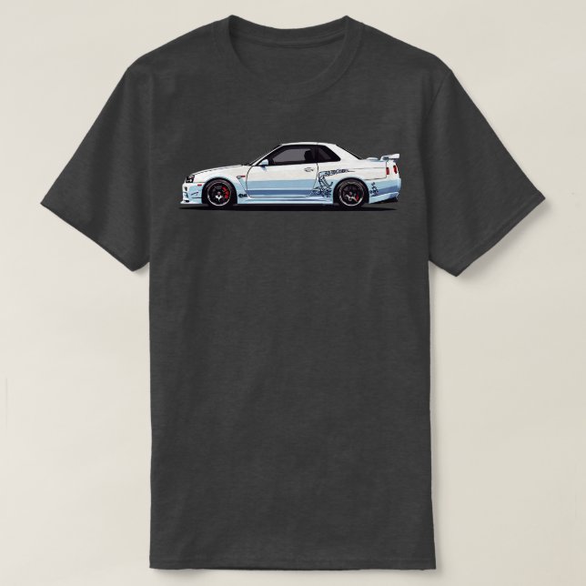 Nissan Gtr R34 T-Shirt (Design vorne)