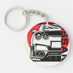 Nissan GTR R35, car,Porte-clés en acrylique