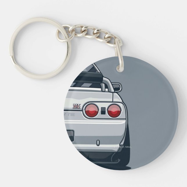 Nissan GTR R35, car,Porte-clés en acrylique (Devant)
