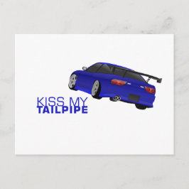 Nissan s13 (180sx/200sx/240sx) - Blau Postkarte