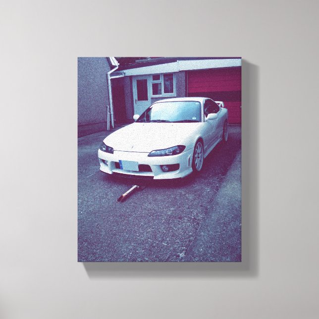 Nissan S15 Silvia Spec R Aero Leinwand (Vorderseite)