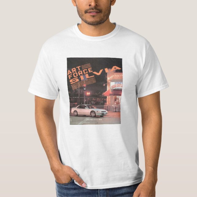 Nissan Silvia ART FORCE Grafisches T-Shirt (Vorderseite)