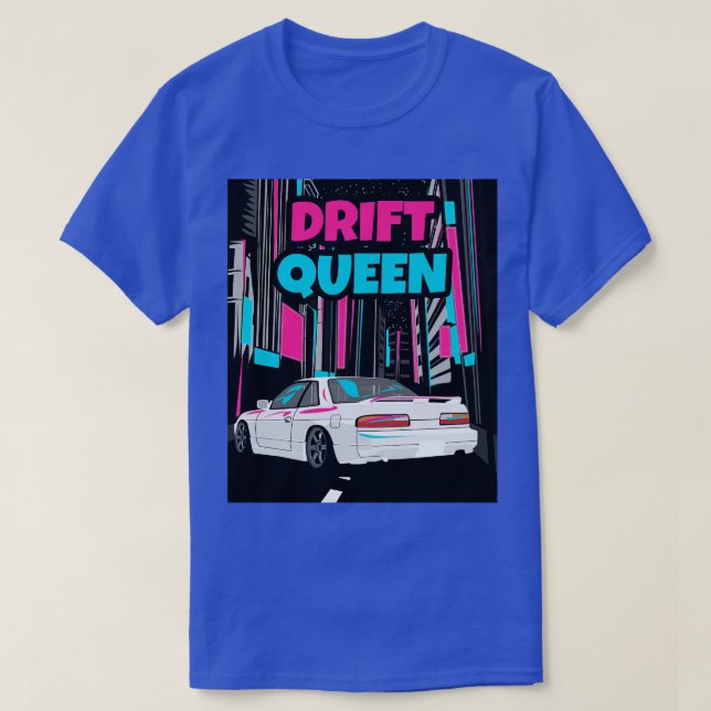 Nissan Silvia s13 Drift Queen T-Shirt (Design vorne)