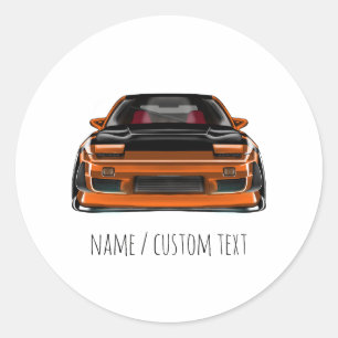 Nissan Silvia S-Chassis 240sx Drift-Spezifikation Runder Aufkleber