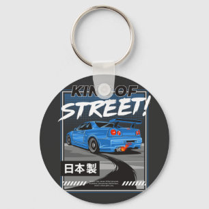 Nissan Skyline GTR Design T - Shirt Schlüsselanhänger