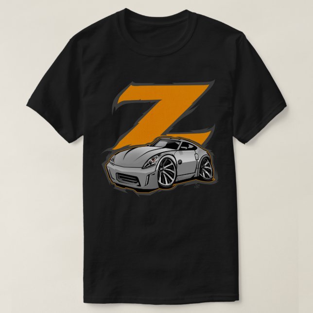 Nissan Z Cartoon Classic T Shirt (Design vorne)