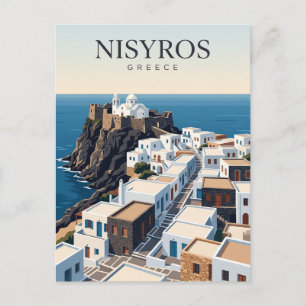 Nisyros Mandraki Griechenland Postkarte