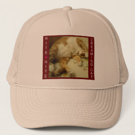 Nite Nite, das Katzen-Maschen-Hüte träumt Truckerkappe