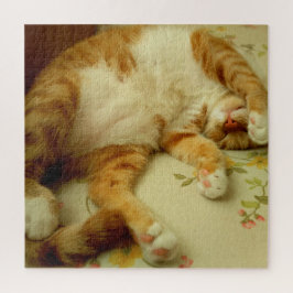 Nite Nite, das Katzen-Puzzlen träumt
