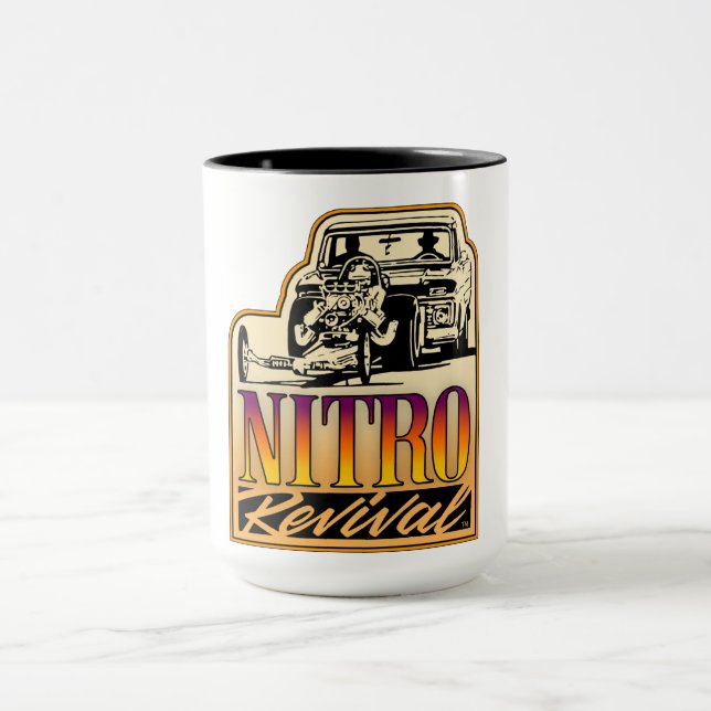 Nitro Revival Große Kaffee-Tasse Tasse (Zentrum)