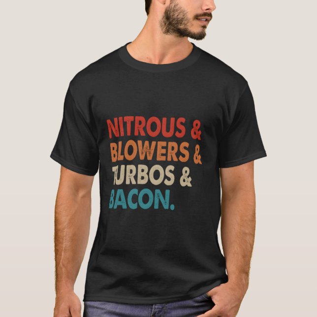 Nitroblumen Turbos Bacon T-Shirt (Vorderseite)