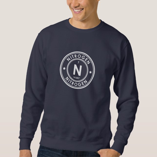 Nitrogen Element Blue Sweatshirt (Vorderseite)