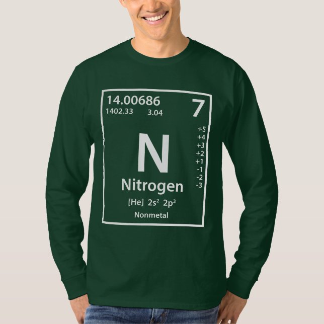 Nitrogen Element (white) T-Shirt (Vorderseite)