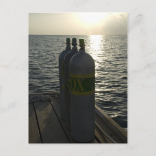 Nitrox Scuba Tanks Postkarte
