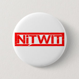 Nitwit-Briefmarke Button
