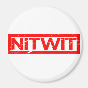Nitwit-Briefmarke Magnet