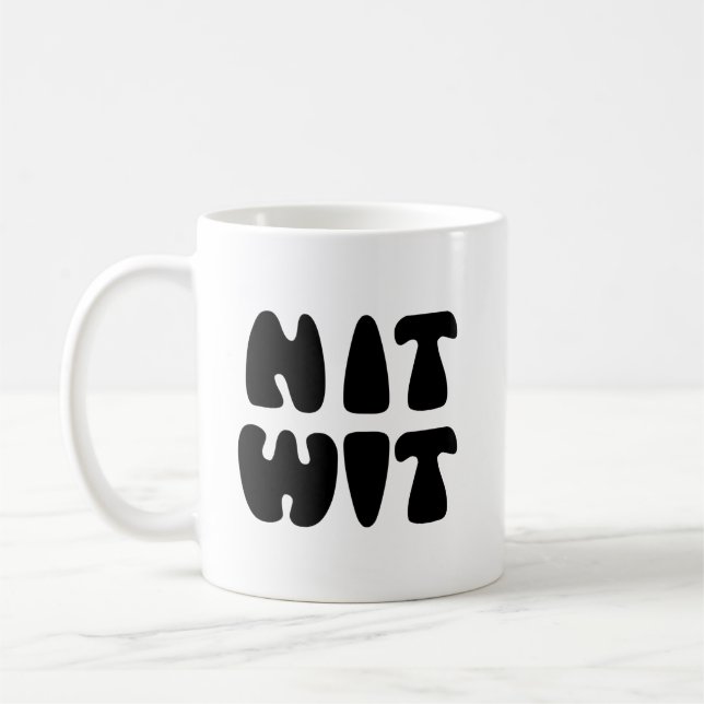 NITWIT KAFFEETASSE (Links)