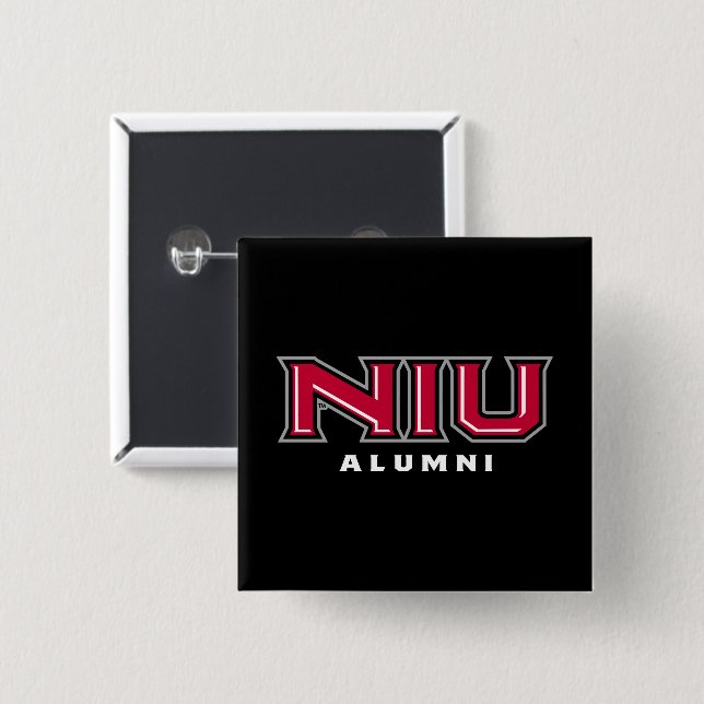 NIU Alumni Button (Vorne & Hinten)