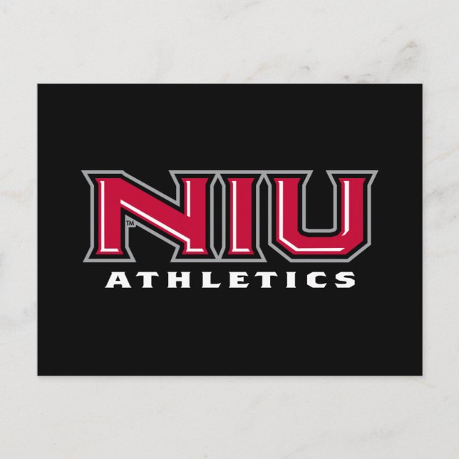 NIU Athletics Einladungspostkarte (Vorderseite)