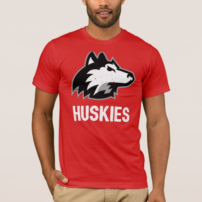 NIU-Huskies gestört T-Shirt (Vorderseite)