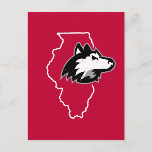 NIU HUSKIESES STAAT LIEBE EINLADUNGSPOSTKARTE